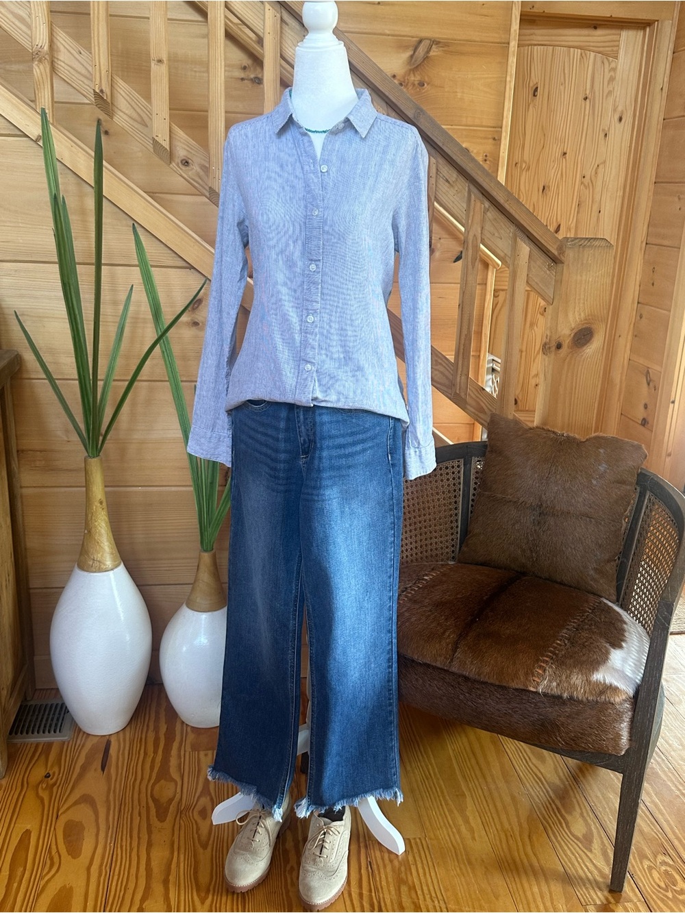 Pendleton Light Blue Button-Down Shirt